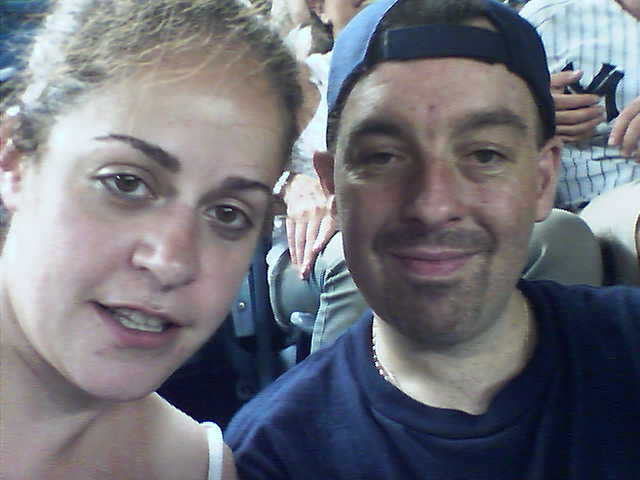 Yankee game with Michele August 1, 2006
